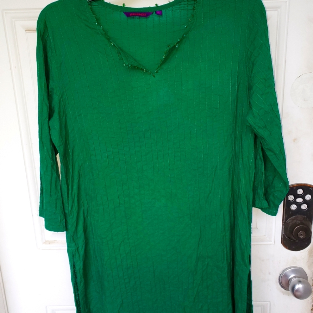 3/$30 Srishti 3/4 Sleeve Cotton Top